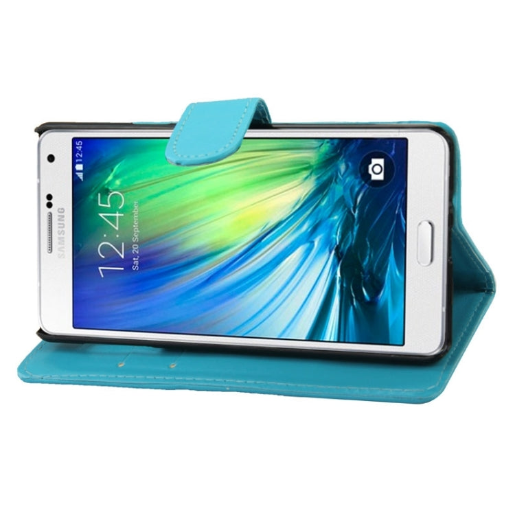 Crazy Horse Texture Horizontal Flip Leather Case with Holder & Card Slots for Galaxy A7 / A700F