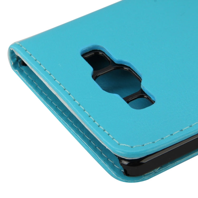 Crazy Horse Texture Horizontal Flip Leather Case with Holder & Card Slots for Galaxy A7 / A700F
