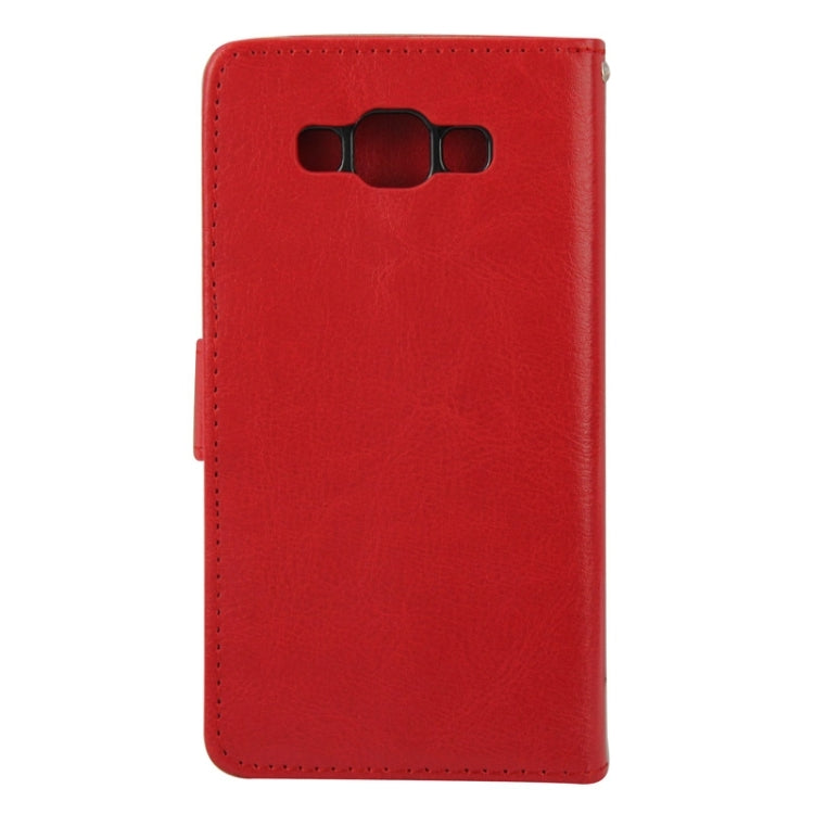 Crazy Horse Texture Horizontal Flip Leather Case with Holder & Card Slots for Galaxy A7 / A700F