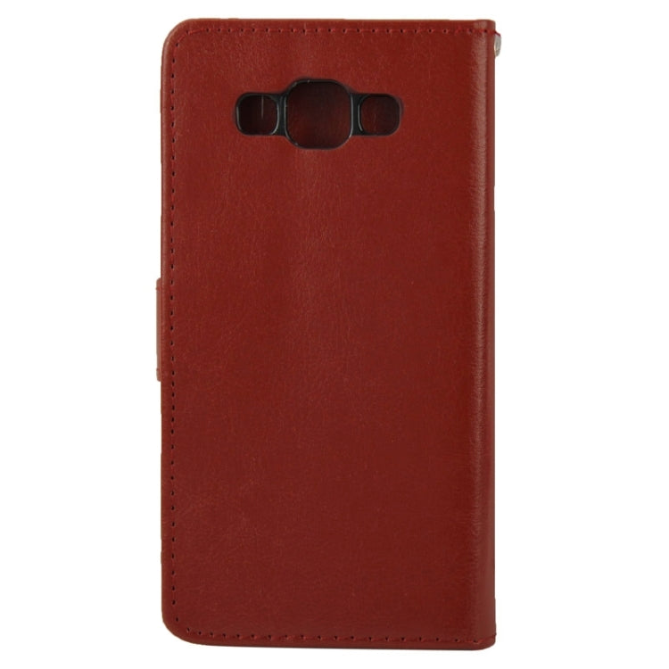Crazy Horse Texture Horizontal Flip Leather Case with Holder & Card Slots for Galaxy A7 / A700F