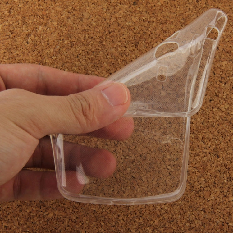 0.45mm Ultra-thin TPU Case for Galaxy E7 / E700 (Transparent)