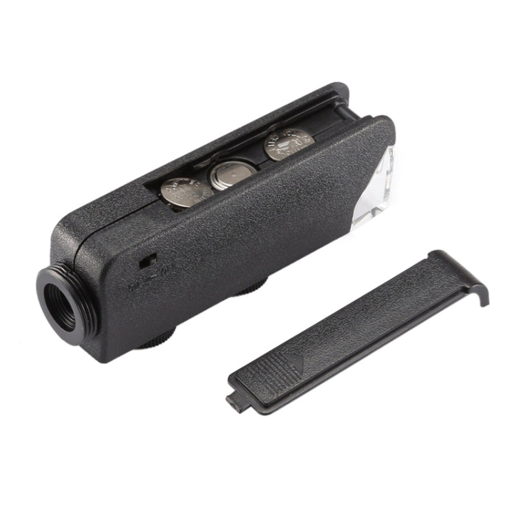 60-100X Zoom Microscope Magnifier with Back Cover and Light, For Galaxy S6 / G920(Black)