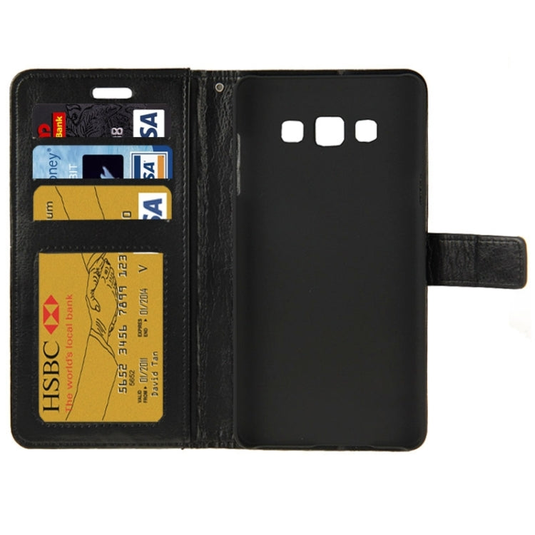 Crazy Horse Texture Flip Leather Case with Holder & Card Slots & Wallet for Galaxy A7 / A700