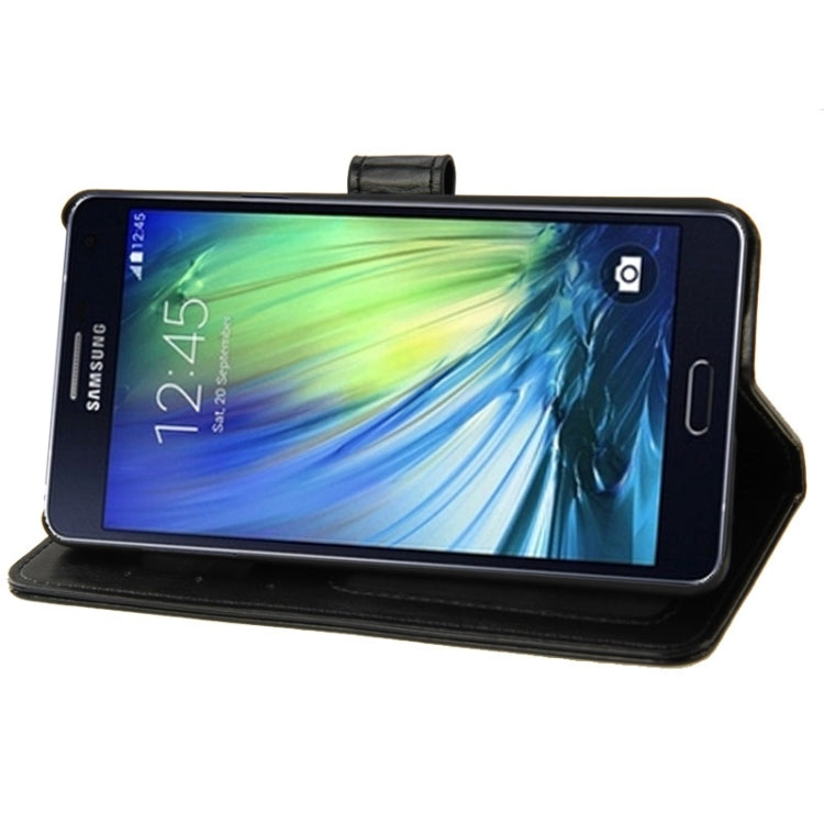 Crazy Horse Texture Flip Leather Case with Holder & Card Slots & Wallet for Galaxy A7 / A700