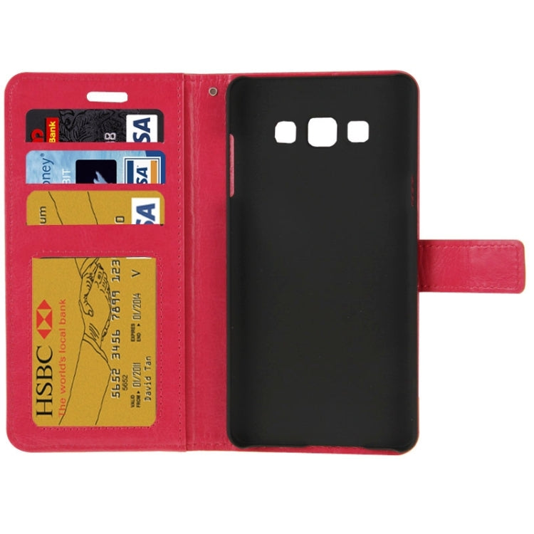 Crazy Horse Texture Flip Leather Case with Holder & Card Slots & Wallet for Galaxy A7 / A700