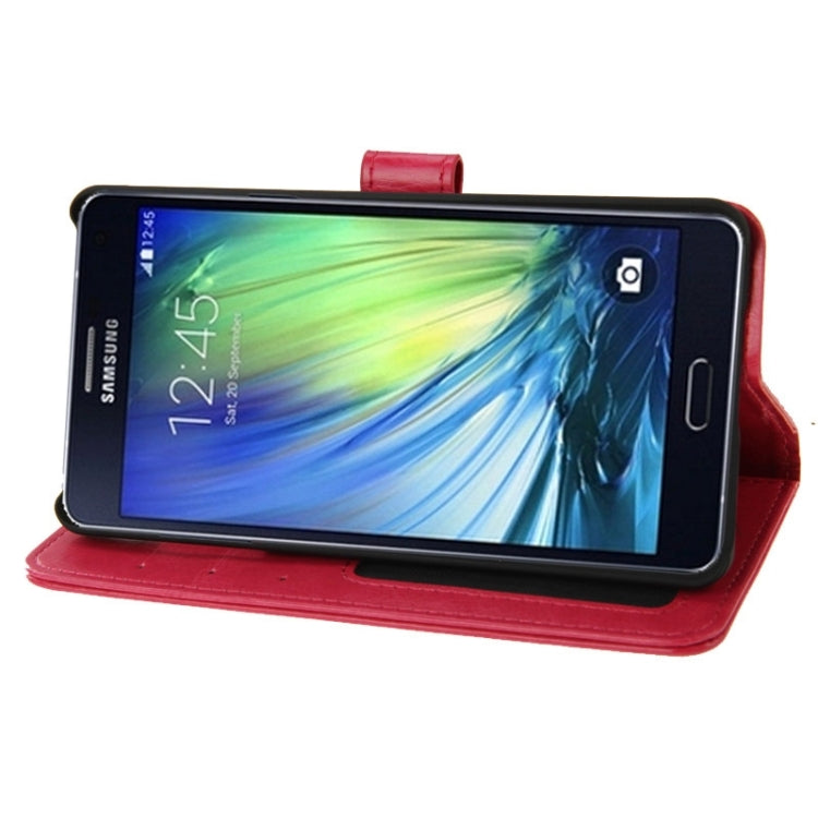 Crazy Horse Texture Flip Leather Case with Holder & Card Slots & Wallet for Galaxy A7 / A700
