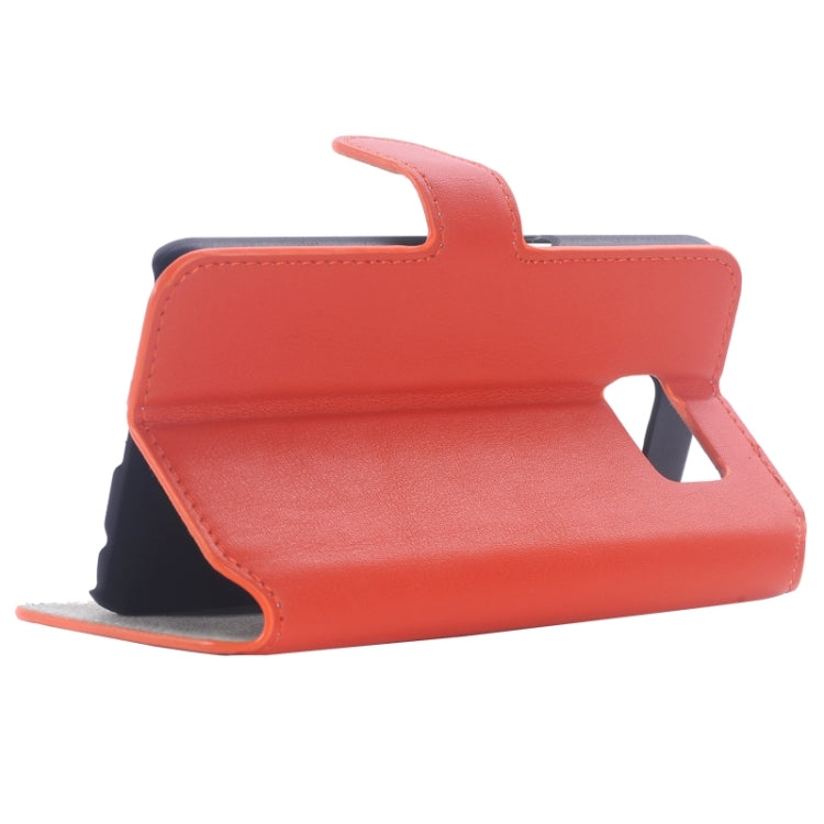 For Galaxy S6 / G920 Horizontal Flip Magnetic Buckle Leather Case with Card Slots & Holder