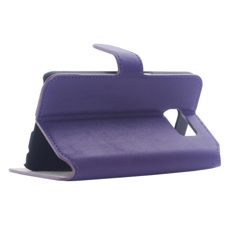 For Galaxy S6 / G920 Horizontal Flip Magnetic Buckle Leather Case with Card Slots & Holder