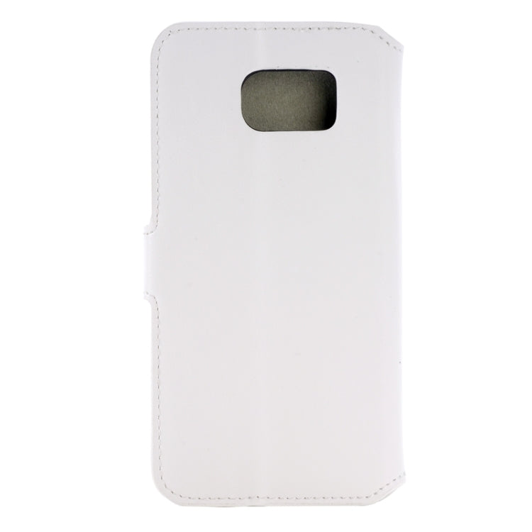 For Galaxy S6 / G920 Horizontal Flip Magnetic Buckle Leather Case with Card Slots & Holder