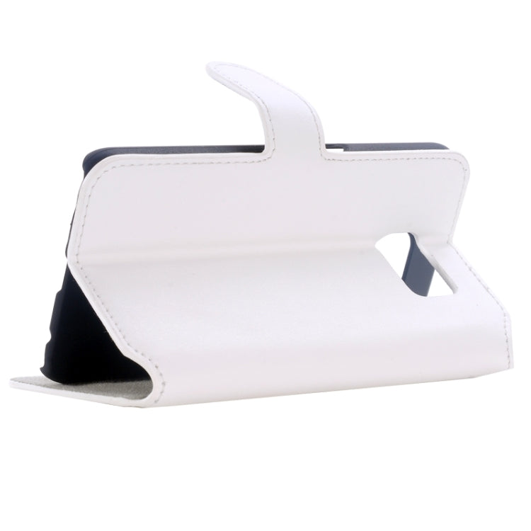 For Galaxy S6 / G920 Horizontal Flip Magnetic Buckle Leather Case with Card Slots & Holder