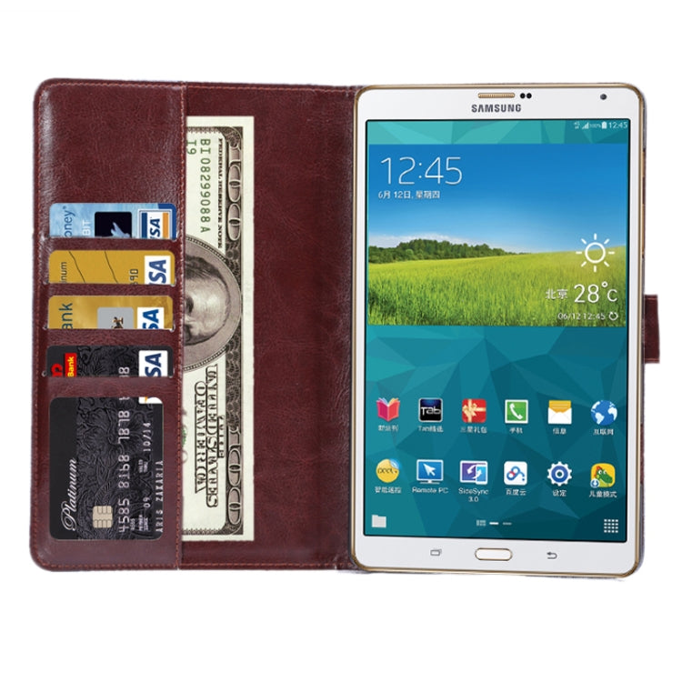 Denim Texture Horizontal Flip Leather Case with Card Slot & Wallet & Holder for Galaxy Tab S 8.4 / T700