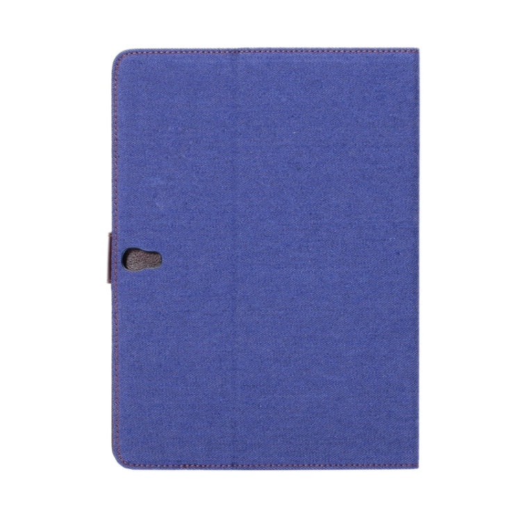 Denim Texture Horizontal Flip Leather Case with Card Slot & Wallet & Holder for Galaxy Tab S 10.5 / T800