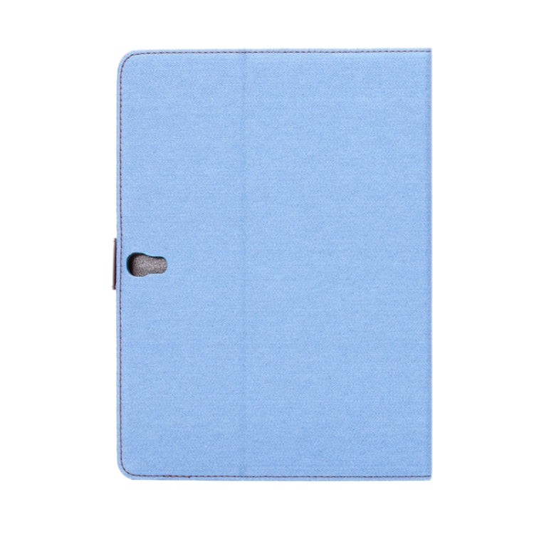 Denim Texture Horizontal Flip Leather Case with Card Slot & Wallet & Holder for Galaxy Tab S 10.5 / T800