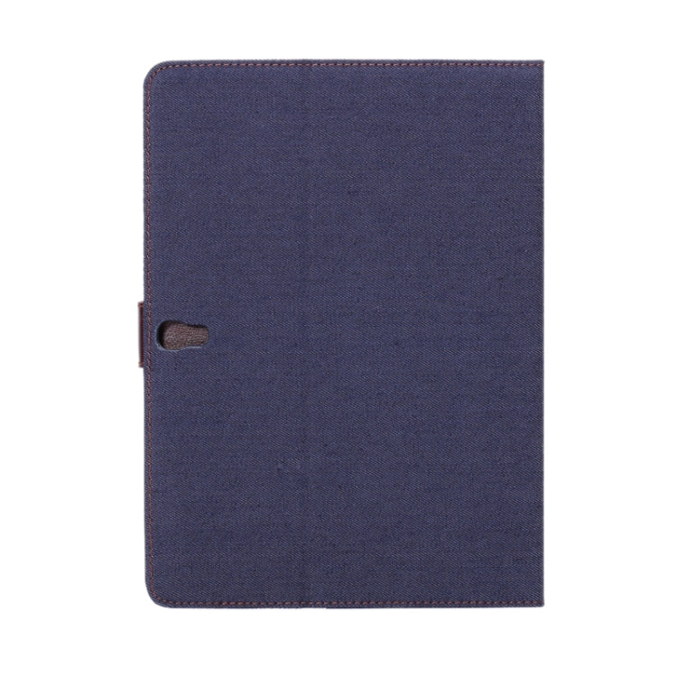 Denim Texture Horizontal Flip Leather Case with Card Slot & Wallet & Holder for Galaxy Tab S 10.5 / T800