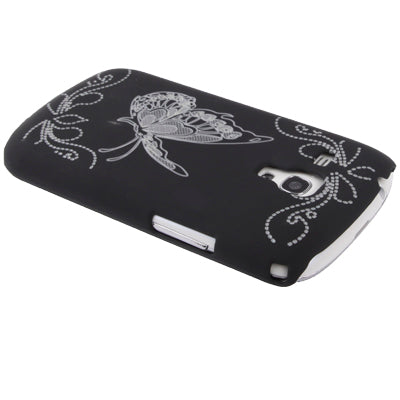 Butterfly Pattern Plastic Protection Case for Samsung S7562