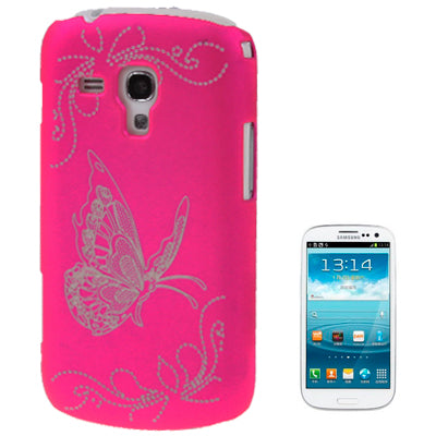 Butterfly Pattern Plastic Protection Case for Samsung S7562