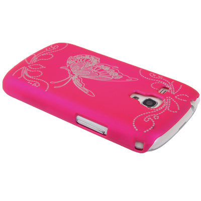 Butterfly Pattern Plastic Protection Case for Samsung S7562