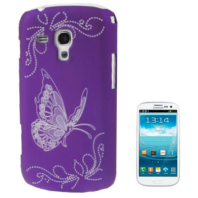 Butterfly Pattern Plastic Protection Case for Samsung S7562