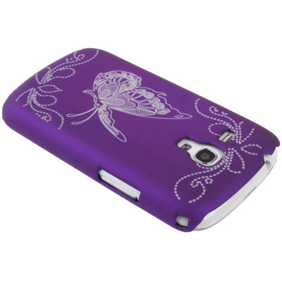 Butterfly Pattern Plastic Protection Case for Samsung S7562