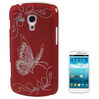 Butterfly Pattern Plastic Protection Case for Samsung S7562