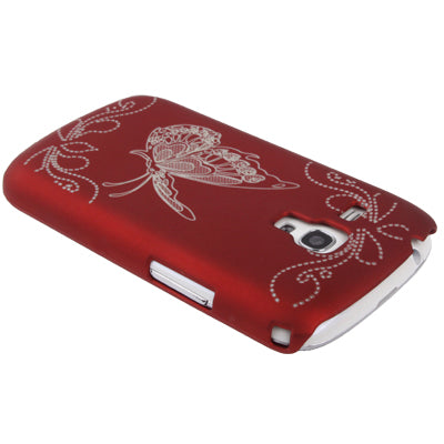 Butterfly Pattern Plastic Protection Case for Samsung S7562