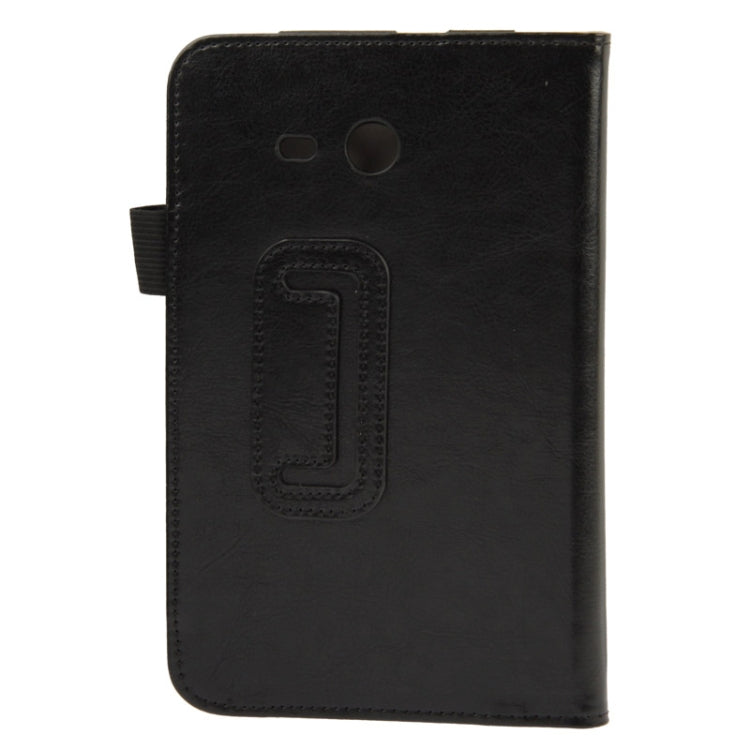 Crazy Horse Texture Flip Leather Case with Holder for Galaxy Tab 3 Lite T110 / T111