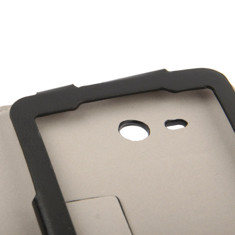 Crazy Horse Texture Flip Leather Case with Holder for Galaxy Tab 3 Lite T110 / T111