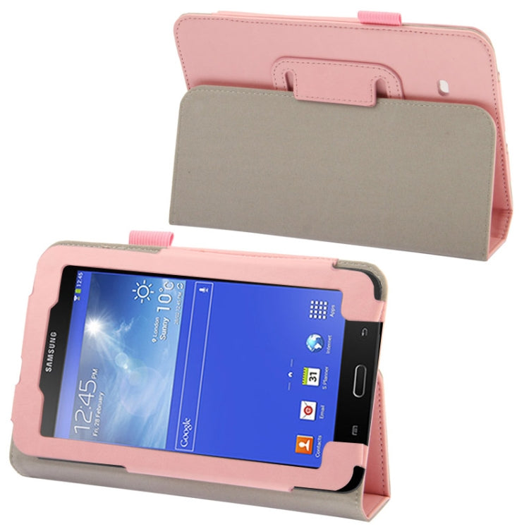 Crazy Horse Texture Flip Leather Case with Holder for Galaxy Tab 3 Lite T110 / T111