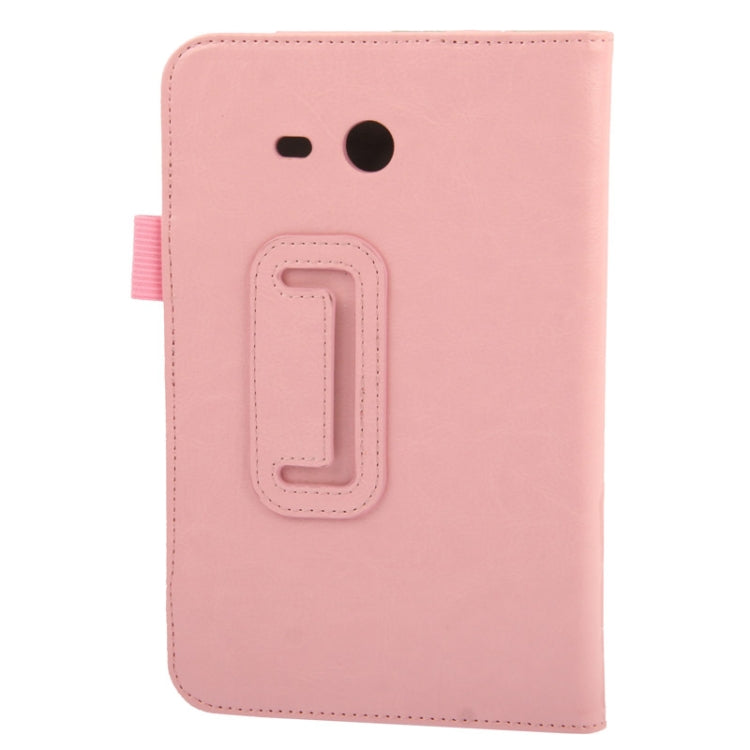 Crazy Horse Texture Flip Leather Case with Holder for Galaxy Tab 3 Lite T110 / T111