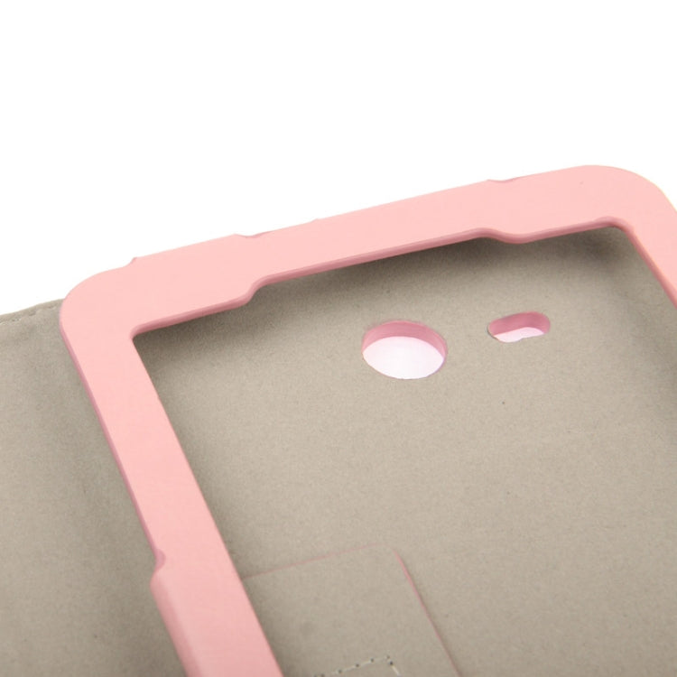 Crazy Horse Texture Flip Leather Case with Holder for Galaxy Tab 3 Lite T110 / T111