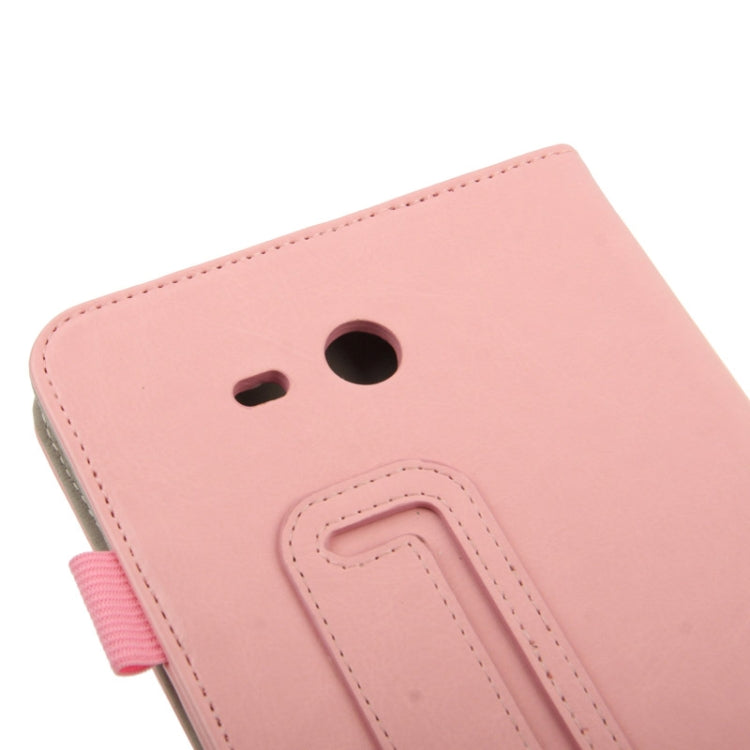 Crazy Horse Texture Flip Leather Case with Holder for Galaxy Tab 3 Lite T110 / T111