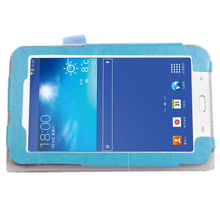 Crazy Horse Texture Flip Leather Case with Holder for Galaxy Tab 3 Lite T110 / T111