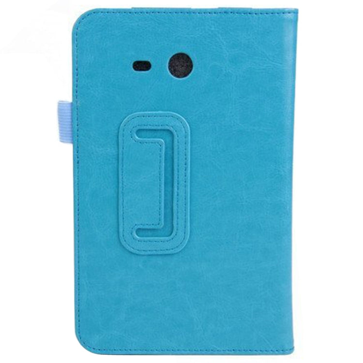 Crazy Horse Texture Flip Leather Case with Holder for Galaxy Tab 3 Lite T110 / T111