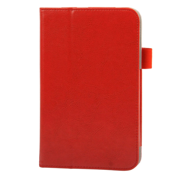Crazy Horse Texture Flip Leather Case with Holder for Galaxy Tab 3 Lite T110 / T111