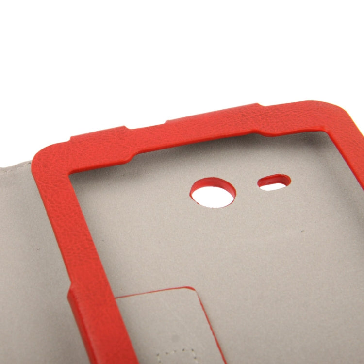 Crazy Horse Texture Flip Leather Case with Holder for Galaxy Tab 3 Lite T110 / T111