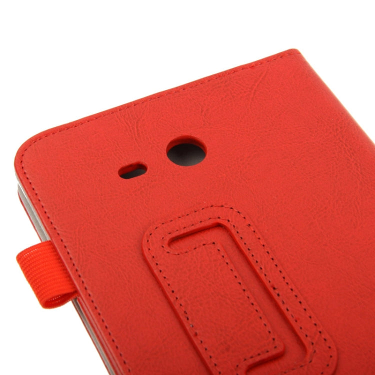 Crazy Horse Texture Flip Leather Case with Holder for Galaxy Tab 3 Lite T110 / T111
