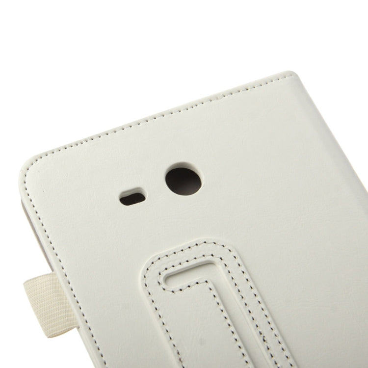 Crazy Horse Texture Flip Leather Case with Holder for Galaxy Tab 3 Lite T110 / T111