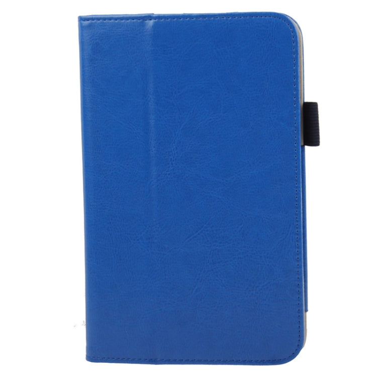 Crazy Horse Texture Flip Leather Case with Holder for Galaxy Tab 3 Lite T110 / T111