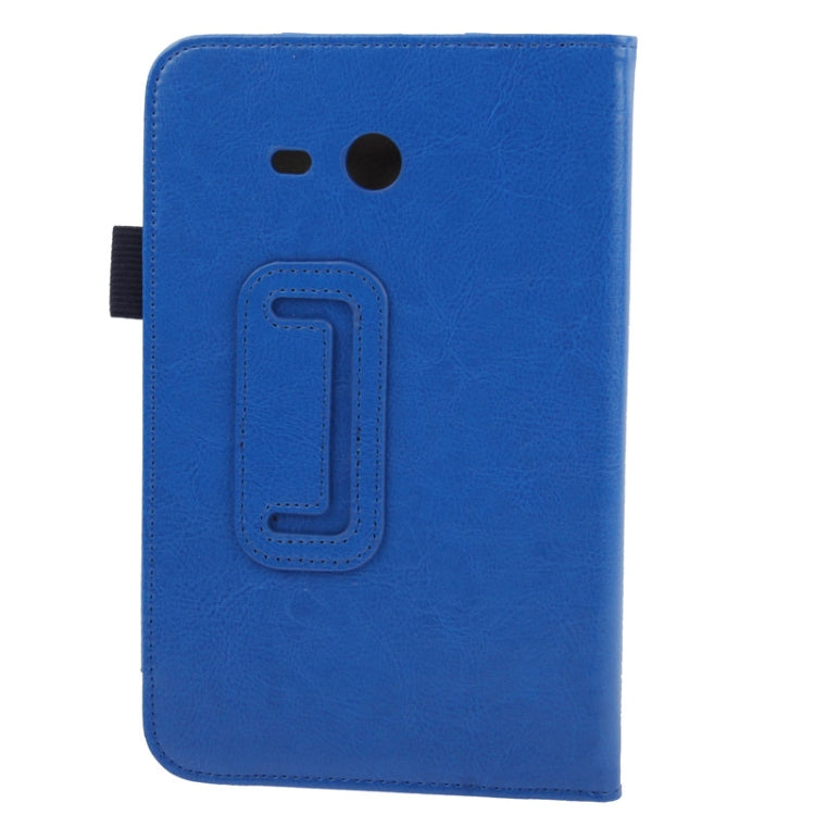 Crazy Horse Texture Flip Leather Case with Holder for Galaxy Tab 3 Lite T110 / T111