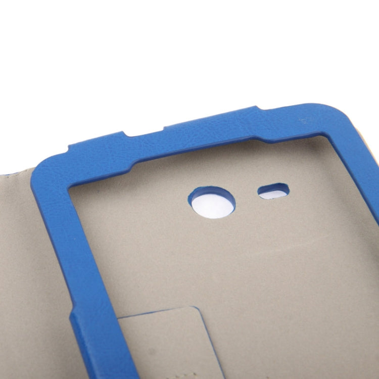 Crazy Horse Texture Flip Leather Case with Holder for Galaxy Tab 3 Lite T110 / T111
