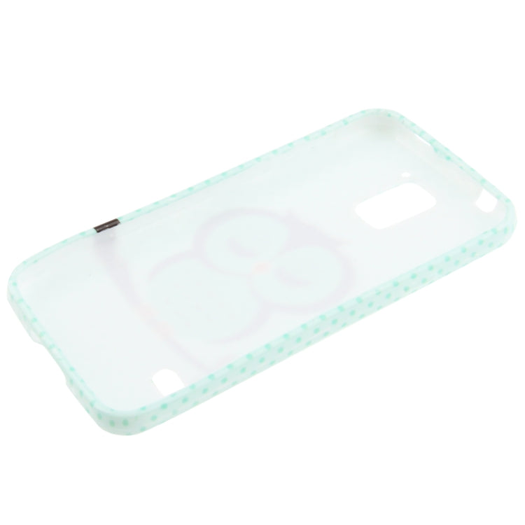Owl Pattern Smooth Surface TPU Protective Case for Galaxy S5 / G900
