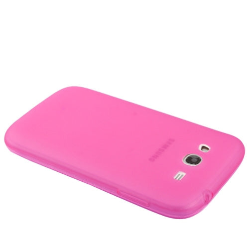 Pure Color Translucent TPU Case with Earphone Anti-dust Plug for Galaxy Grand Duos / i9082