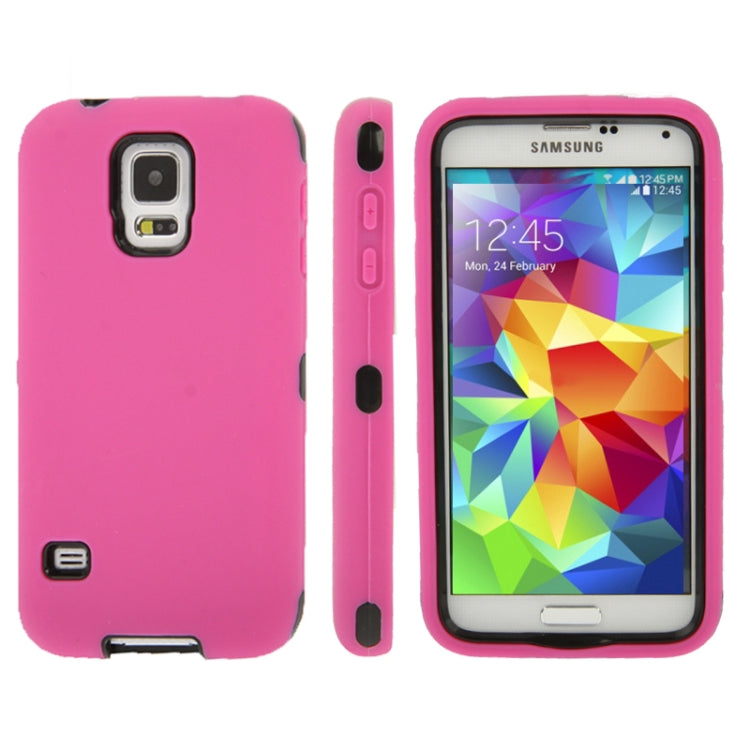 Plastic + Silicone Combination Case for Galaxy S5 / G900