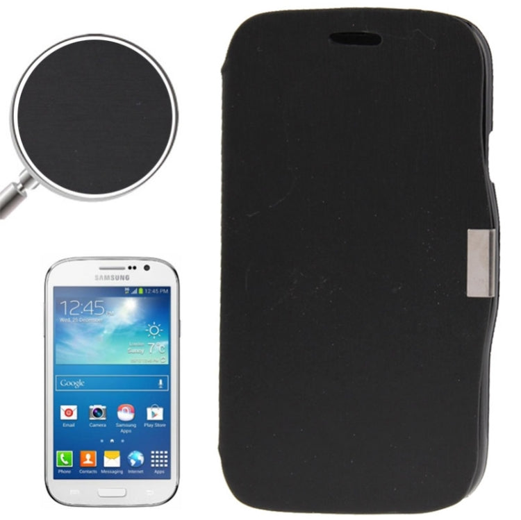 Brushed Texture Horizontal Flip Magnetic Buckle Leather Protective Case for Galaxy Grand Lite / i9060