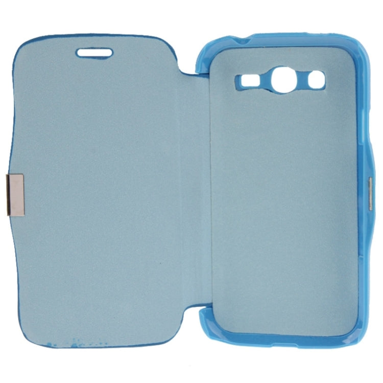 Brushed Texture Horizontal Flip Magnetic Buckle Leather Protective Case for Galaxy Grand Lite / i9060