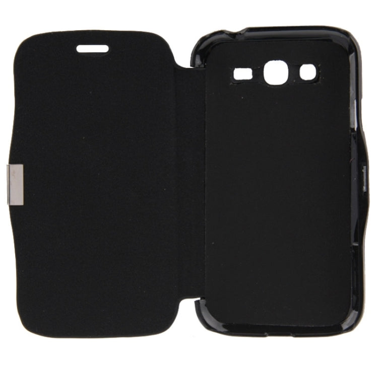 Brushed Texture Horizontal Flip Magnetic Buckle Leather Protective Case for Galaxy Grand Lite / i9060