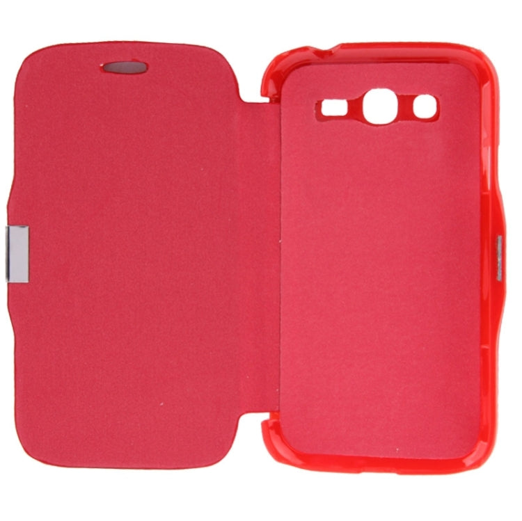 Brushed Texture Horizontal Flip Magnetic Buckle Leather Protective Case for Galaxy Grand Lite / i9060