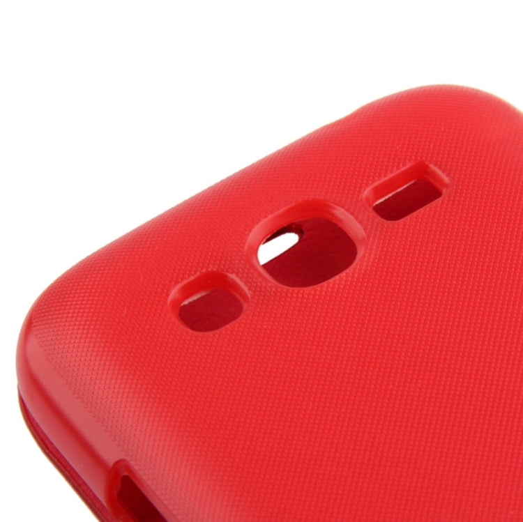 Brushed Texture Horizontal Flip Magnetic Buckle Leather Protective Case for Galaxy Grand Lite / i9060
