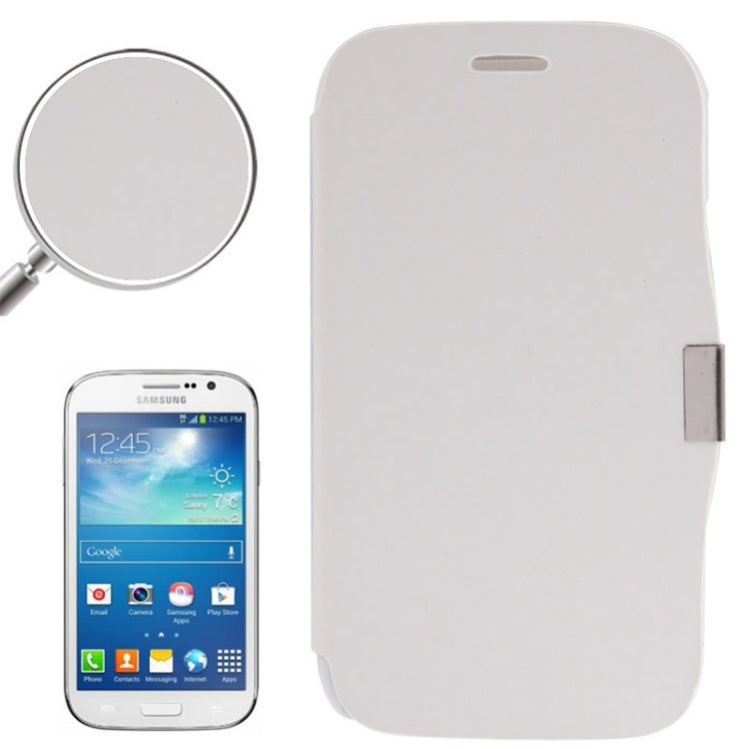 Brushed Texture Horizontal Flip Magnetic Buckle Leather Protective Case for Galaxy Grand Lite / i9060