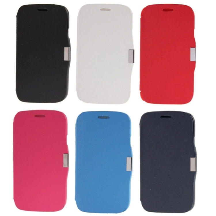 Brushed Texture Horizontal Flip Magnetic Buckle Leather Protective Case for Galaxy Grand Lite / i9060